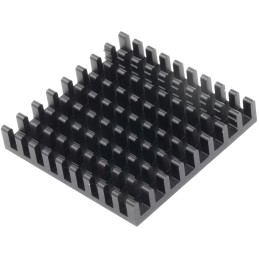 1 pcs - Heatsink, Universal Square Alu, 16.5K/W, 35 x 35 x 6mm, Adhesive Foil, Conductive Foil