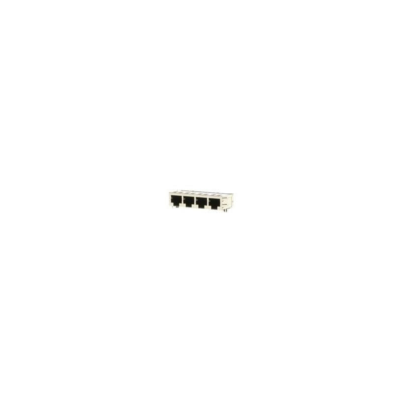 1 pcs : 43223-8146 - Modular Connectors / Ethernet Connectors RA 8/8/4 RJ45 low profile