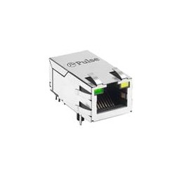 1 pcs : JXR1-0011NL - Modular Connectors / Ethernet Connectors 100Base-TX NonPoE 1-Port RJ45 THT PIP