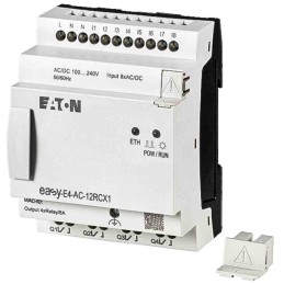 1 pcs - Eaton EasyE4 Series Control Relay, 100 - 240 V ac/dc Supply, Digital, Relay Output, 8-Input, Digital Input