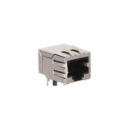 1 pcs : JX0026D21NL - Modular Connectors / Ethernet Connectors CONN,RJ45,1X1,100D,1:1,TU NPB