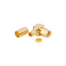 1 pcs : 132239RP - RF Connectors / Coaxial Connectors SMA RA CRMP PLUG RG 8X LMR240 REV POL