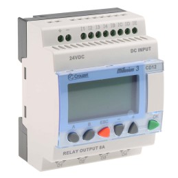 1 pcs - Crouzet Millenium 3 Series Logic Module, 24 V dc Supply, Relay Output, 8-Input, Analogue, Digital Input