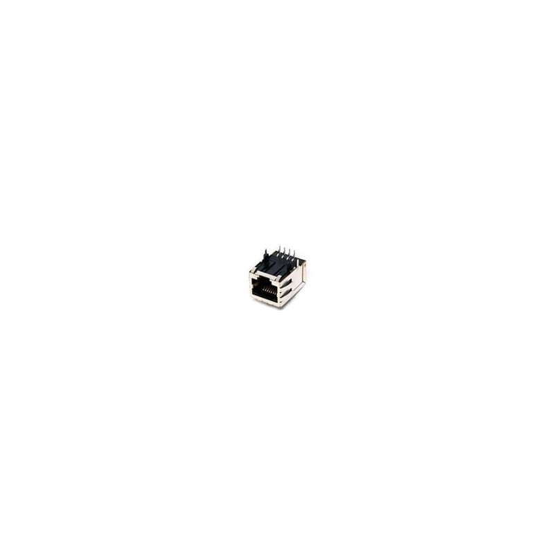 1 pcs : J0018D21NL - Modular Connectors / Ethernet Connectors 1X1 TAB DOWN 10/100