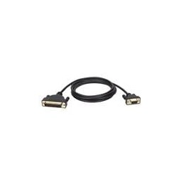 1 pcs : P404-006 - D-Sub Cables Tripp Lite 6ft AT Serial Modem Cable Gold Connectors DB25M to DB9F M/F 6'