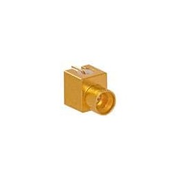 1 pcs : 125-0701-271 - RF Connectors / Coaxial Connectors SMPM Male Full Detent, PCB Surface Mount, Right Angle, Tape & Reel 100