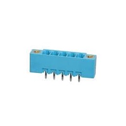 1 pcs : TBP02R2W-381-05BE - Pluggable Terminal Blocks Terminal block, pluggable, w screw lock, 3.81, receptical, 5 pole, blue