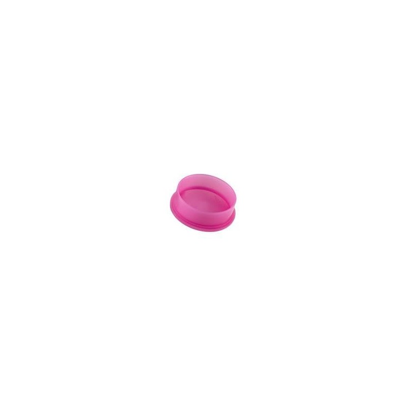 1 pcs : SEC-24 - Standard Circular Connector 38.1mm Pink PE Stat Dissipative Threaded