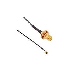 1 pcs : 336313-12-0200 - RF Cable Assemblies SMA BH Jk-AMC Plg 1.13mm cable, 200 mm