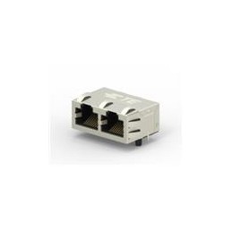 1 pcs : 5-2301996-1 - Modular Connectors / Ethernet Connectors RJ45 JACK INT.MAG. 10/100 1X2 INV.