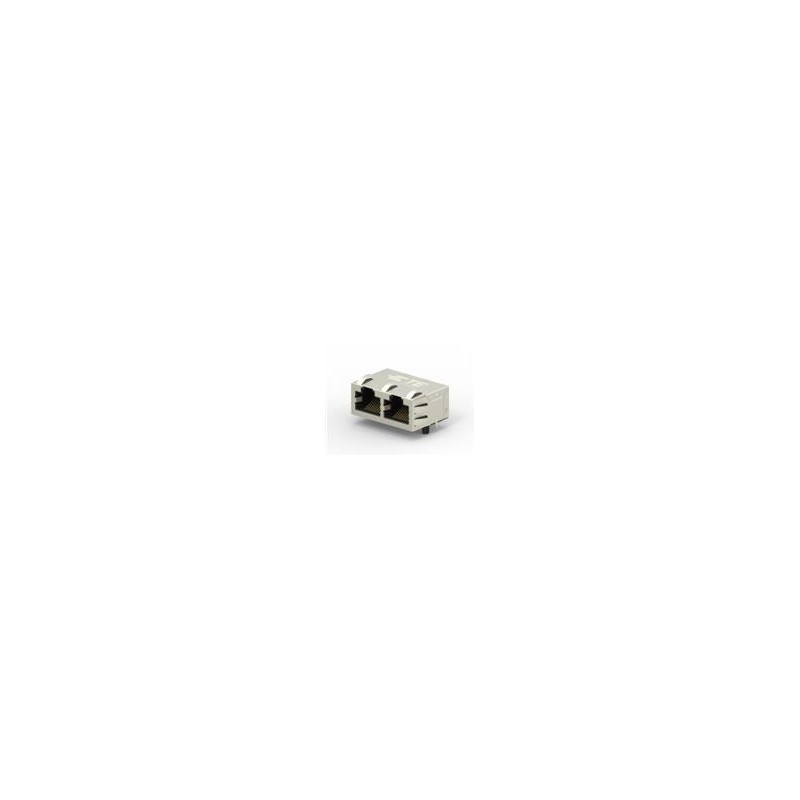 1 pcs : 5-2301996-1 - Modular Connectors / Ethernet Connectors RJ45 JACK INT.MAG. 10/100 1X2 INV.