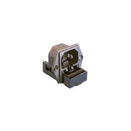 1 pcs : PF0030/28 - AC Power Entry Modules PWR INLET W/FUSEHLDR