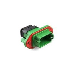 1 pcs : AT04-12PC-PM16 - Automotive Connectors 12 Position Receptacle, Pin, Panel Mount, Key C, Self-Threading, Reduced Diameter