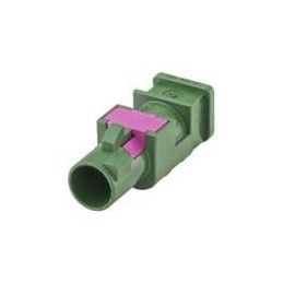 1 pcs : 59Z064-000E - RF Connector Accessories Plastic housing Plug Straight E Green