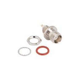 1 pcs : 031-6600 - RF Connectors / Coaxial Connectors TNC Straight Jack Solder Cup Bulkhead