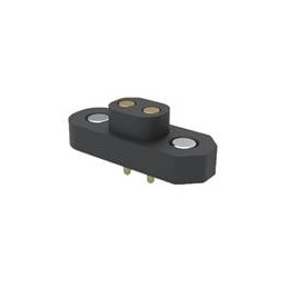 1 pcs : 878-20-002-10-011000 - Rectangular Mil Spec Connectors 4mm Magnetic Spring-Loaded Target Conn 2 Pin UnShrouded Through-H