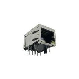 1 pcs : JKM-0001NL - Modular Connectors / Ethernet Connectors 1000Base-T NonPoE 1-Port RJ45 THT