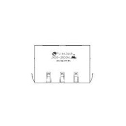 1 pcs : JXD0-2005NL - Modular Connectors / Ethernet Connectors 1X2 RJ45