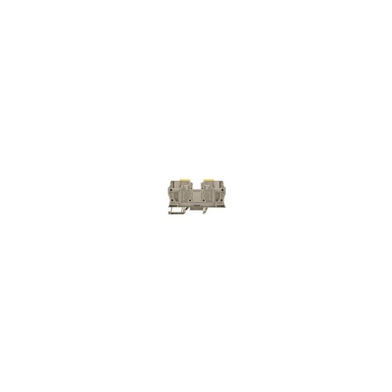 1 pcs : 1739620000 - DIN Rail Terminal Blocks ZDU 35, BEIGE
