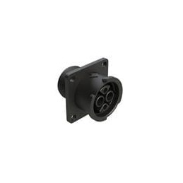 1 pcs : FLS012N2S03 - Standard Circular Connector 4 POS SQUARE FLANGE RECEPT