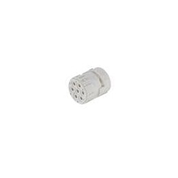 1 pcs : 09151073101 - Circular Metric Connectors Han M23 Signal, 7pin Female Crimp Insert (for 7 2mm contacts)