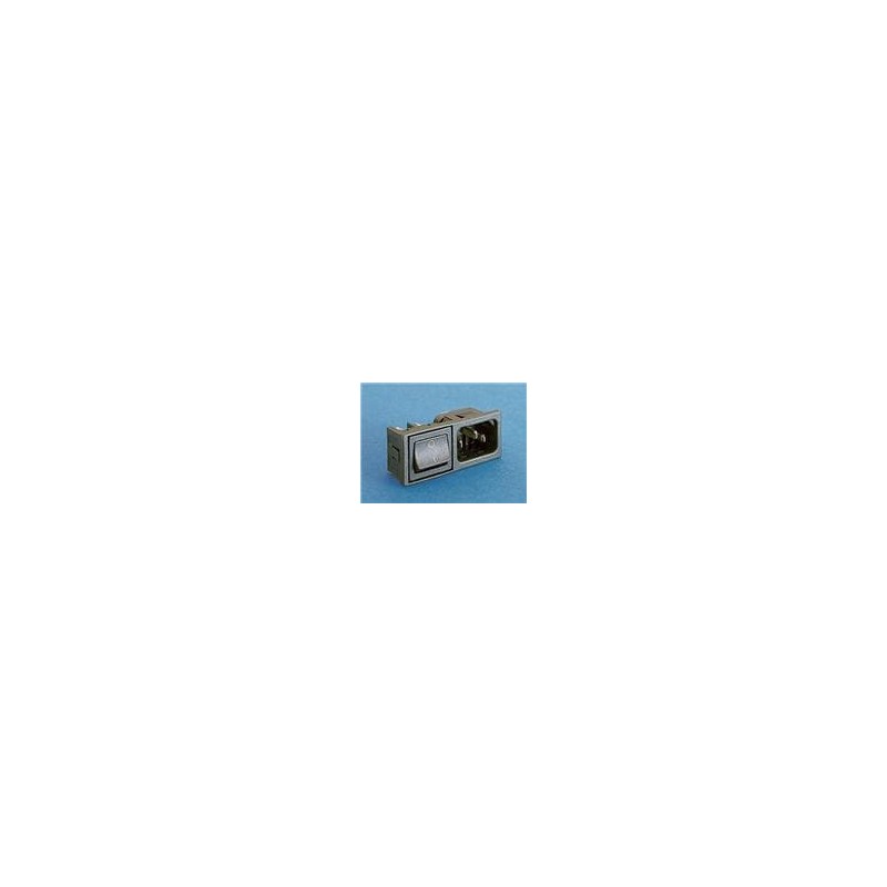 1 pcs : BZM27/Z0000/53B - AC Power Entry Modules C14-IEC INLET SP SW POWER MODULE