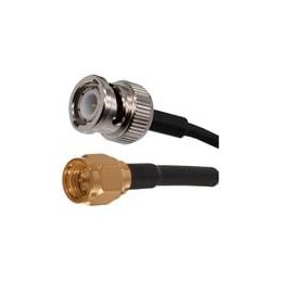 1 pcs : 415-0199-M1.0 - RF Cable Assemblies BNC Male to SMA Male RG174, 1000mm