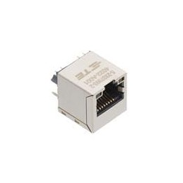 1 pcs : 5-2337993-2 - Modular Connectors / Ethernet Connectors RJ45 JACK MAG. POE 10/100 LED 1X1 VERT.