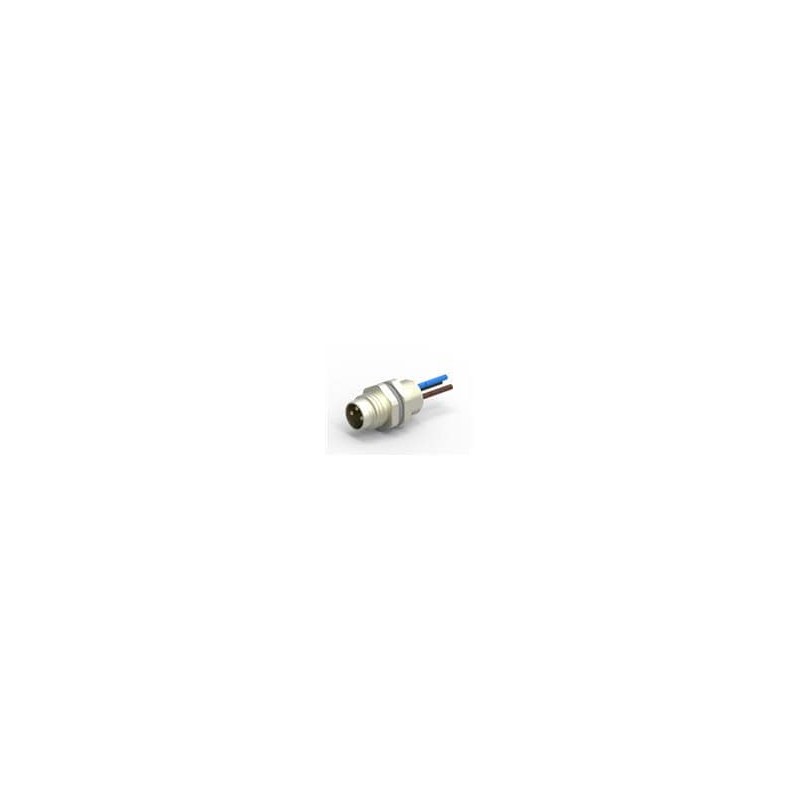 1 pcs : T4072014031-001 - Circular Metric Connectors M8 MLE PNL FRONT 3POS STR WIRE