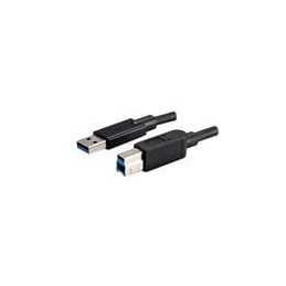 1 pcs : CBL-UA3-UB3-10BP - USB Cables / IEEE 1394 Cables Cable, USB, 1000 mm, Type A 3.0 to Type B 3.0, 28 AWG, PVC, Black