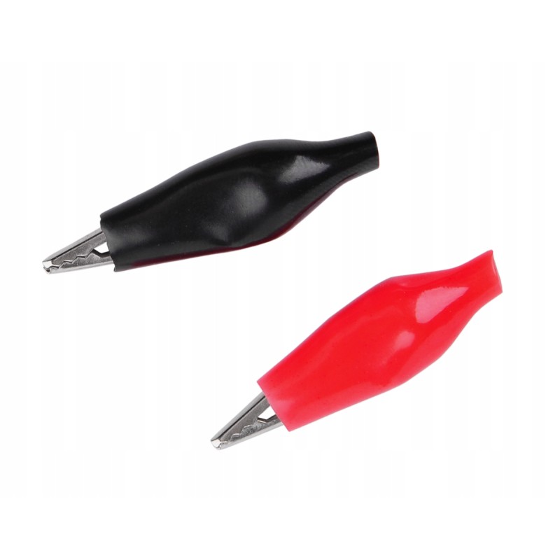 Small black and red crocodile set