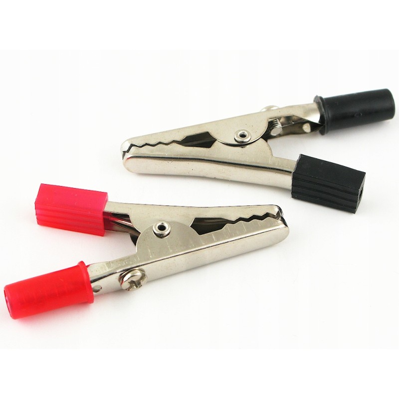 Banana crocodile clip connector, 2 pieces