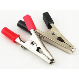 Banana crocodile clip connector, 2 pieces