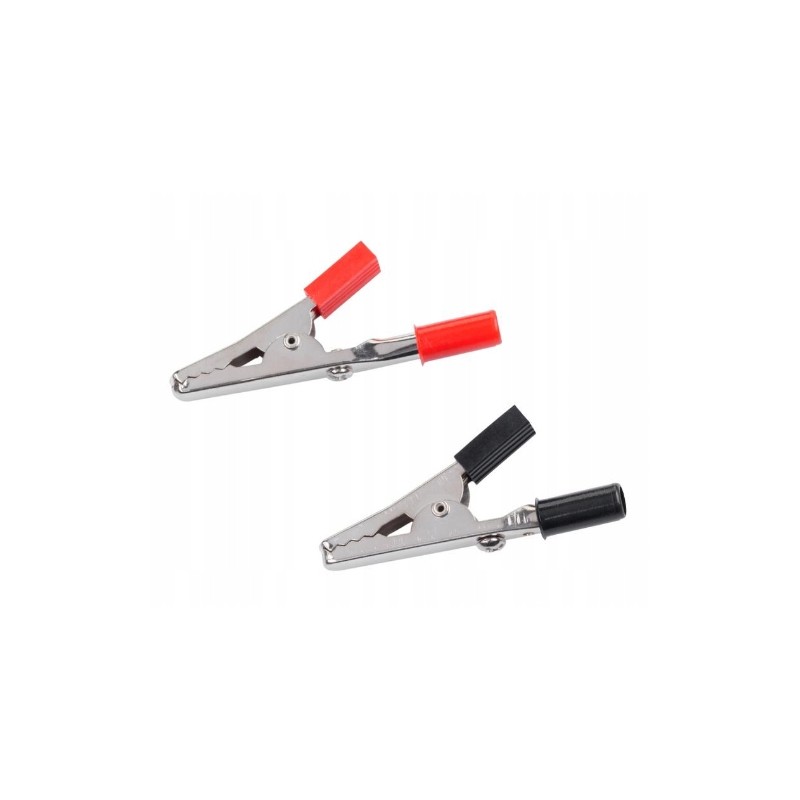 Crocodile socket banana 2pcs red black066410