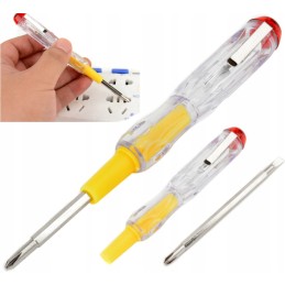 Test tube voltage tester, double-sided screwdriver