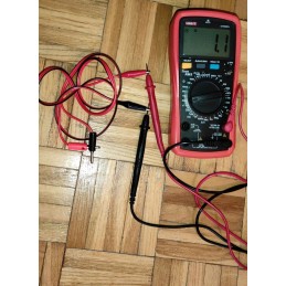 Cables for the power supply meter with crocodile clips, 95 cm