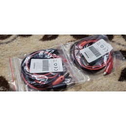 Cables for the power supply meter with crocodile clips, 95 cm