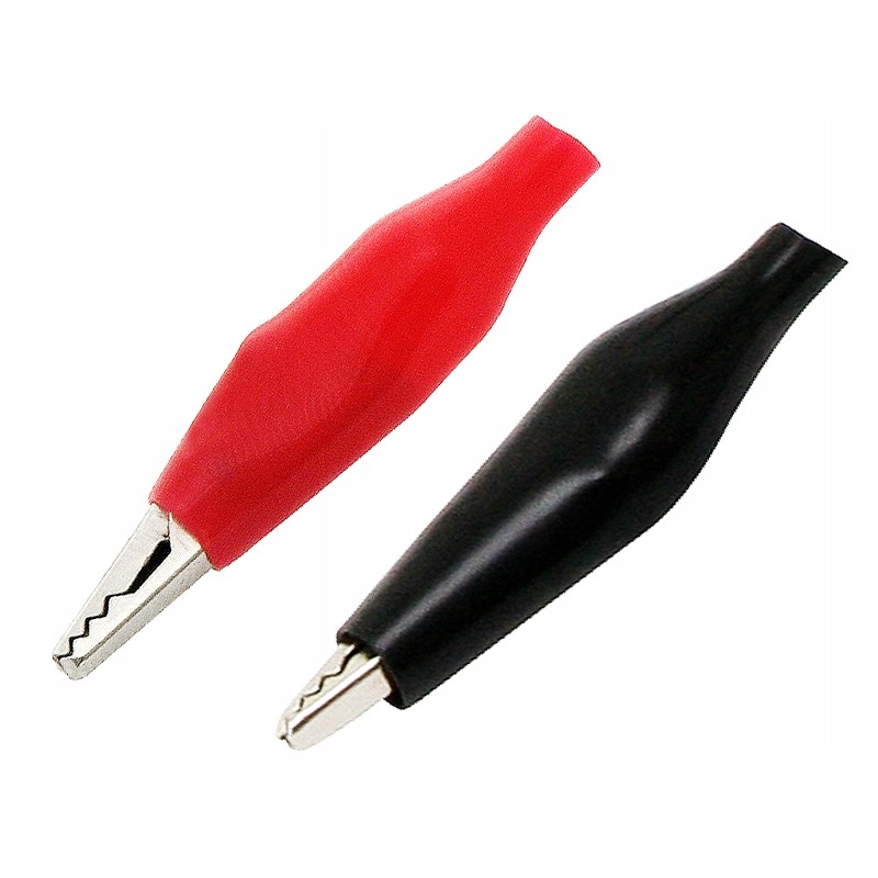 35mm crocodile clips, set, meter, insulation set