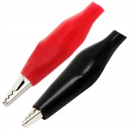 35mm crocodile clips, set, meter, insulation set