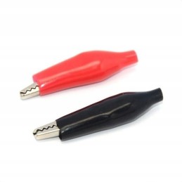 Set of 2 45mm alligator clips