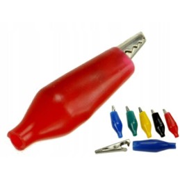 Set of 27mm crocodile clips, 5 pieces