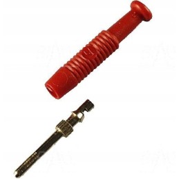 2mm mst3 r 6a pin plug, banana red