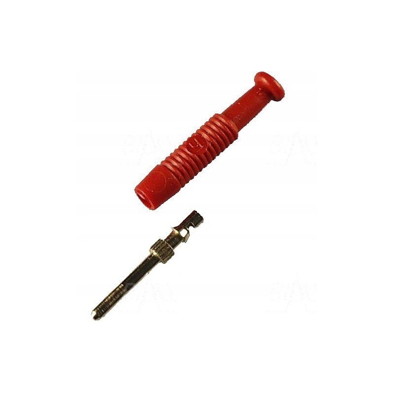 2mm mst3 r 6a pin plug, banana red