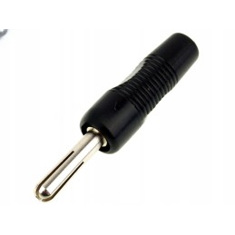 Banana plug 4mm black