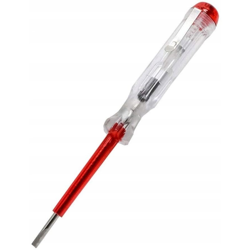 Screwdriver, voltage tester, test tube, current tester