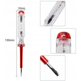 Screwdriver, voltage tester, test tube, current tester