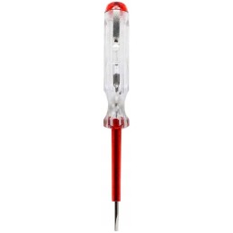 Screwdriver, voltage tester, test tube, current tester