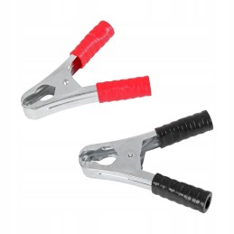 50a crocodile connector, black and red