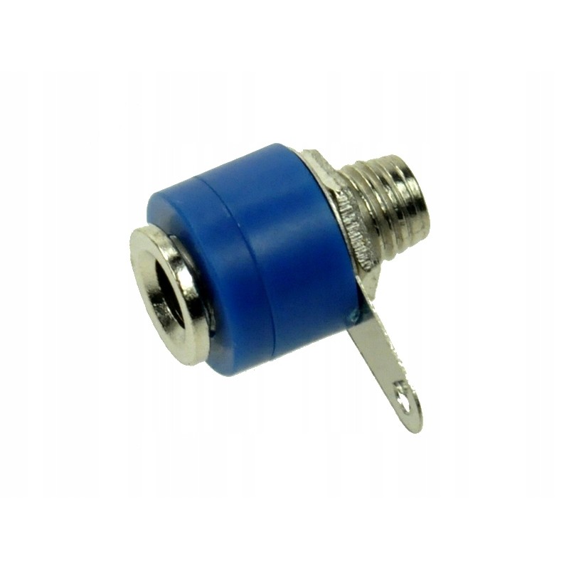 2x banana socket 4mm al2321 blue