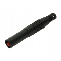 Amass banana plug 4mm safe black